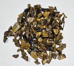 26.29 gram Natural Tiger Eye Chip Tumbles