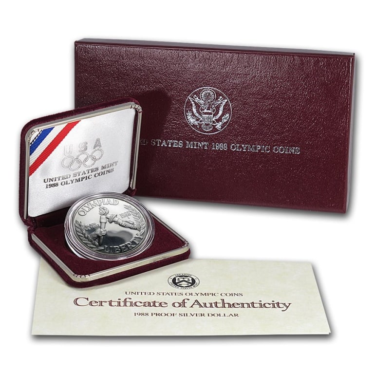 1998 US Olympics Commemorative Silver Proof (1 of 1)