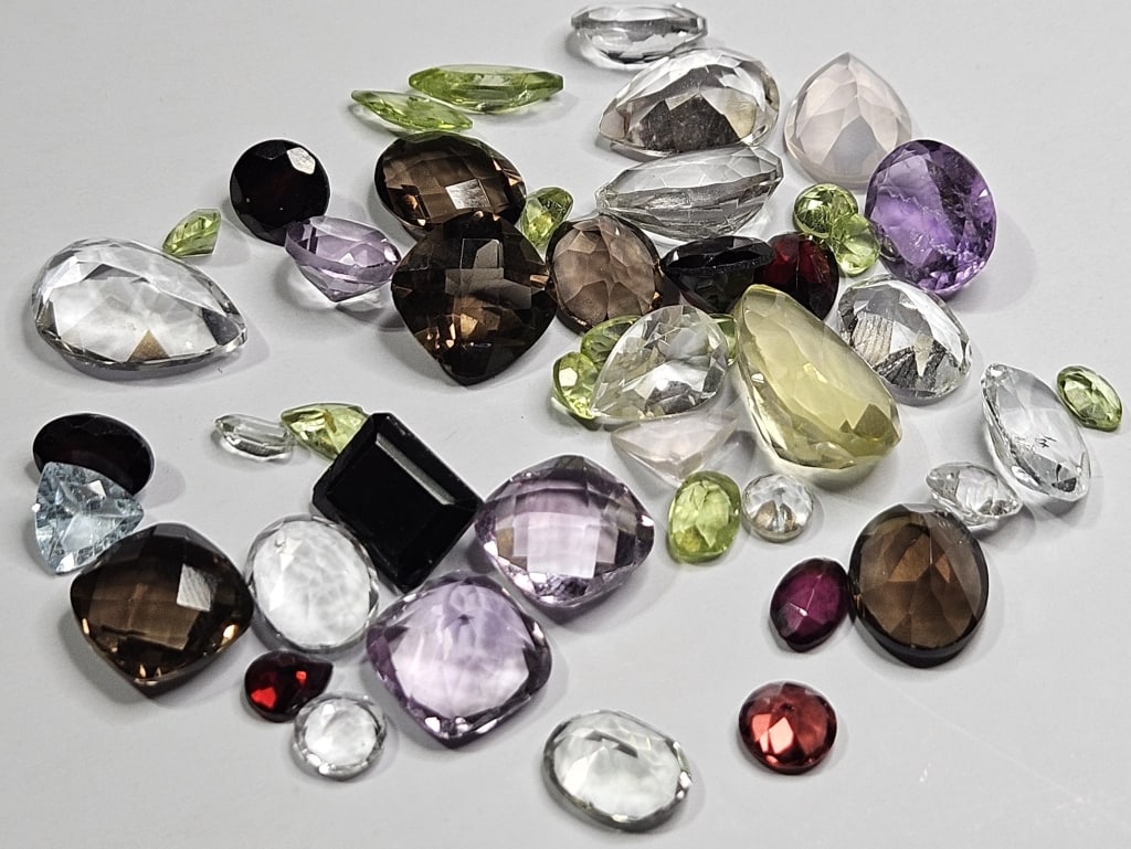 66.35 tcw. Natural Mixed Investors Gemstone Parcel: Item is the exact item in the image- Bidder is responsible for all value and grade determination- Please review all terms and conditions prior to placing any bids - All bids are an agreement to