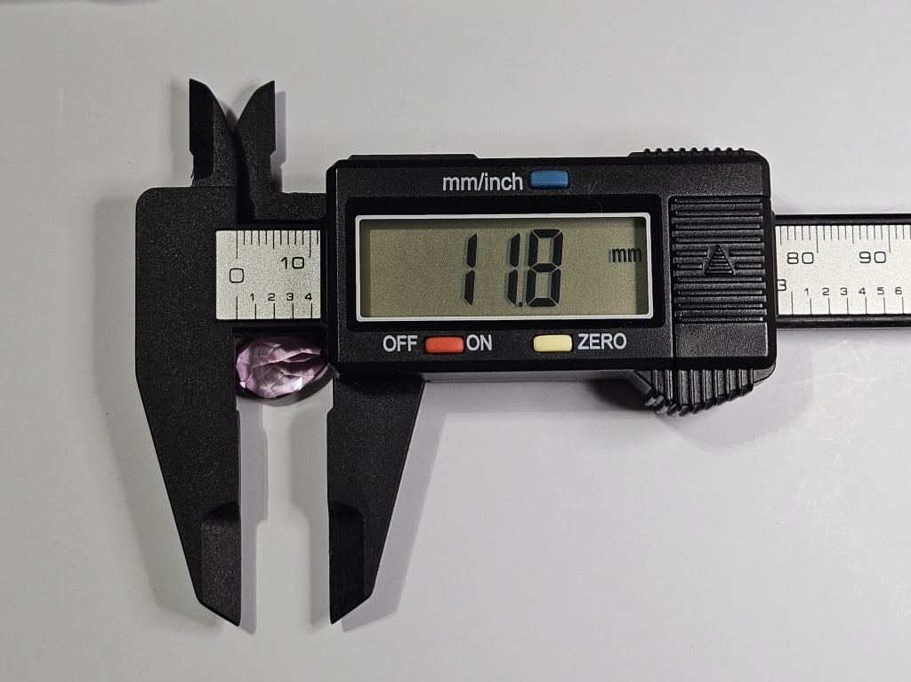 5 ct. Pear Shape Amethyst Gemstone - 3