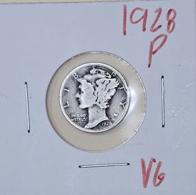 1928 P Mercury Dime