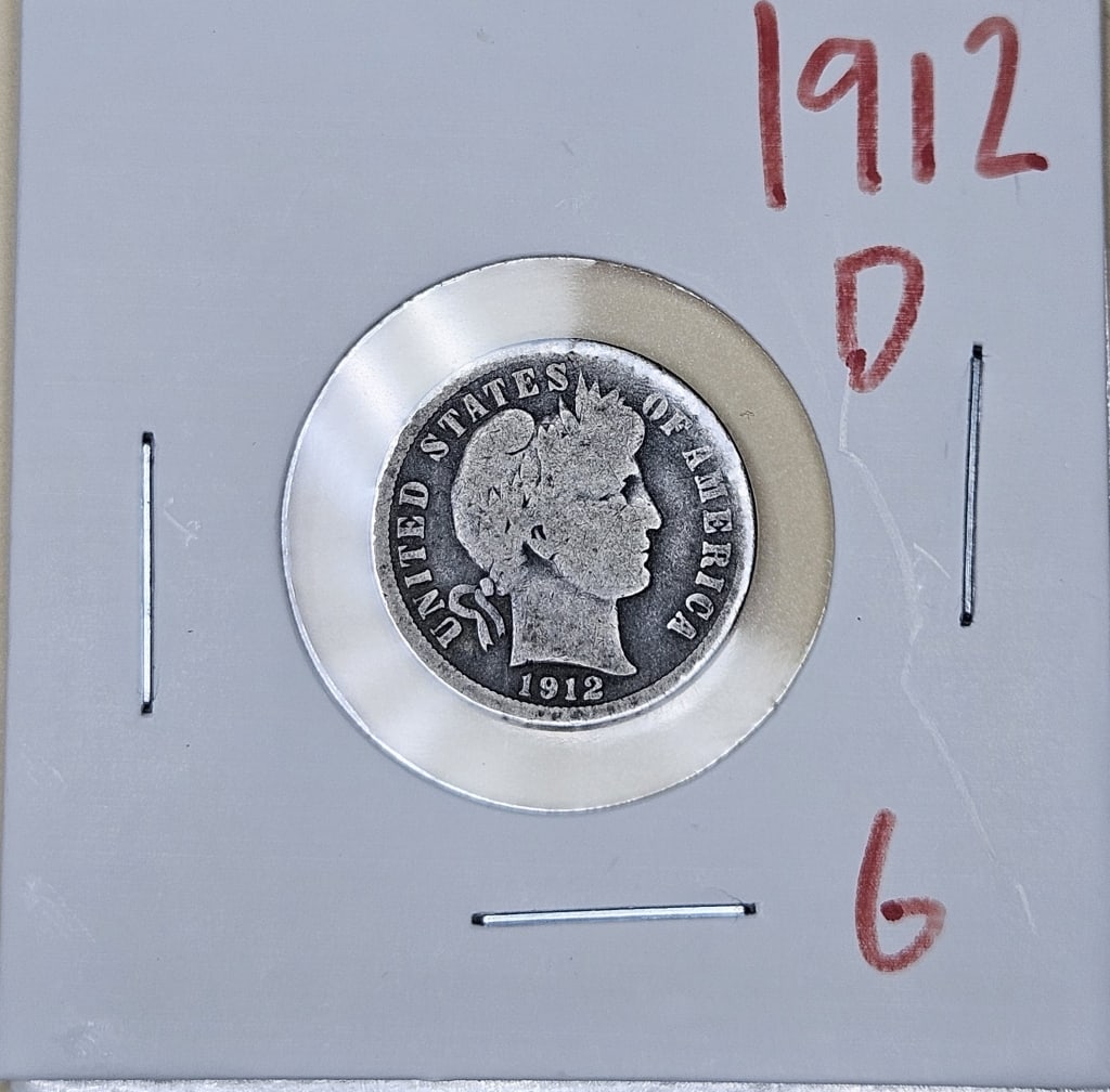 1912 D Barber Dime (1 of 2)