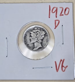 1920 D Mercury Dime