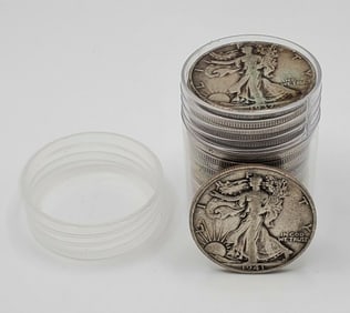 (1) Walking Liberty Half Dollar From Roll