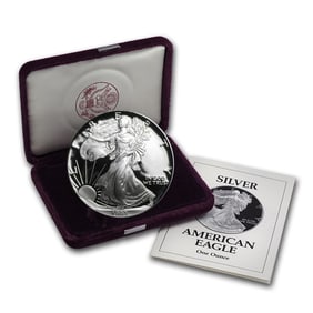 1993 P US Silver Eagle Proof in OMP