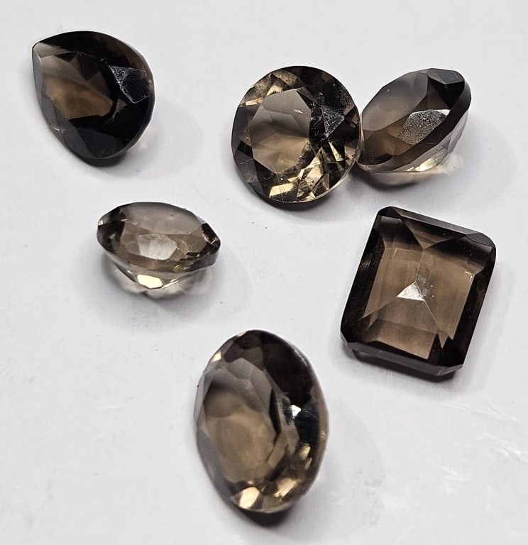 11.20 tcw. Natural Smoky Quartz Gemstone Parcel (1 of 2)