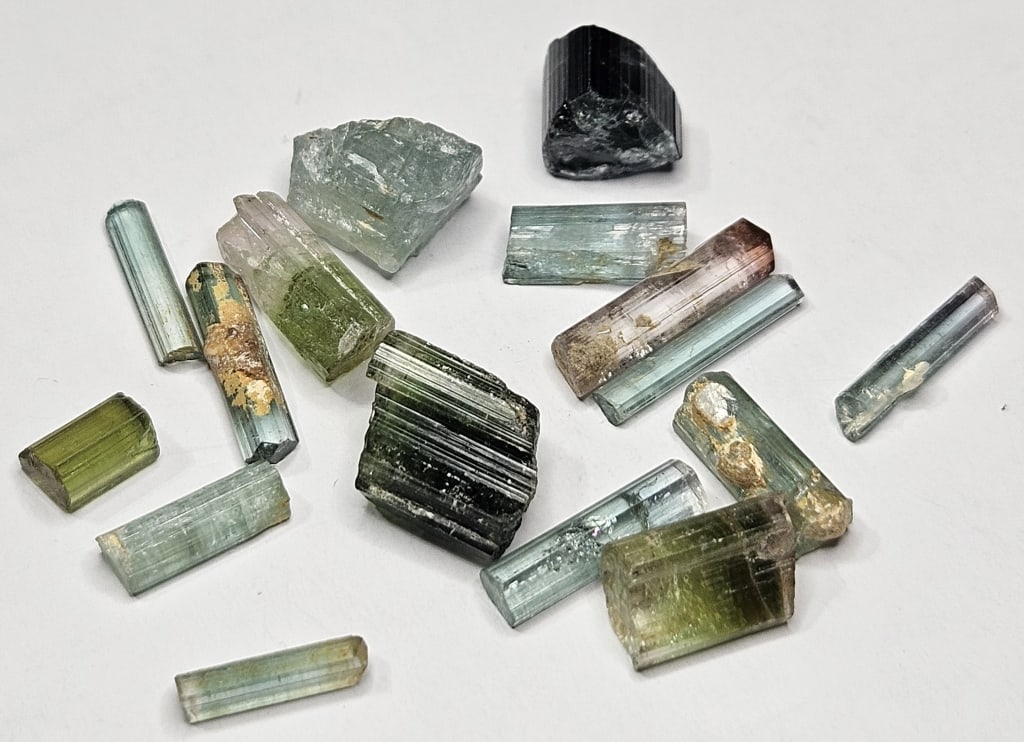 32.45 tcw. Gem Grade Rough Tourmaline Gem Parcel (1 of 2)