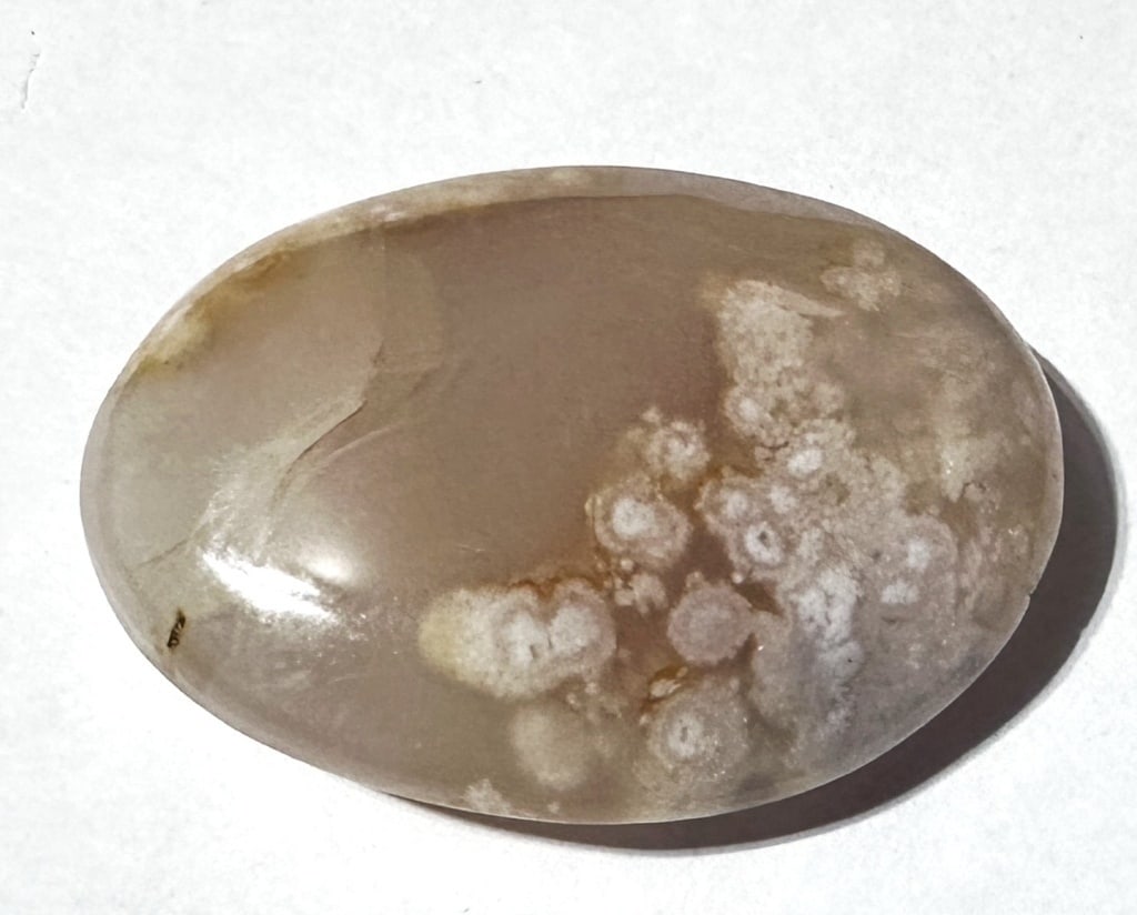 Large Flower Agate Palm Stone (1 of 4)