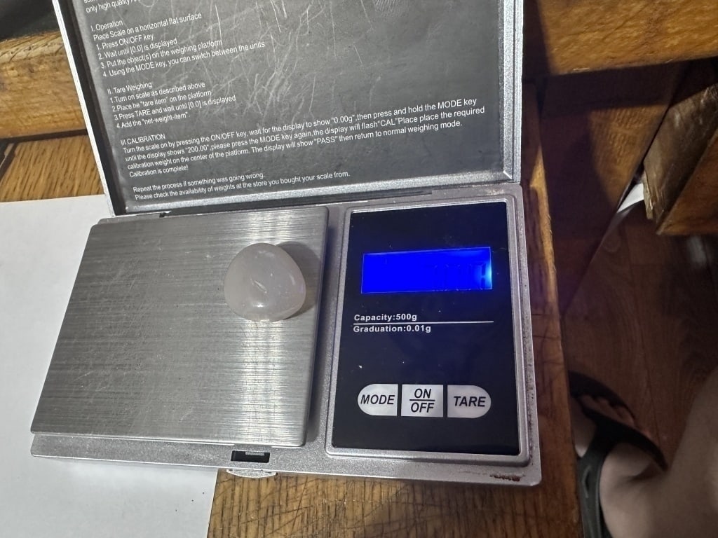 Tumbled Flower Agate Stone - 3