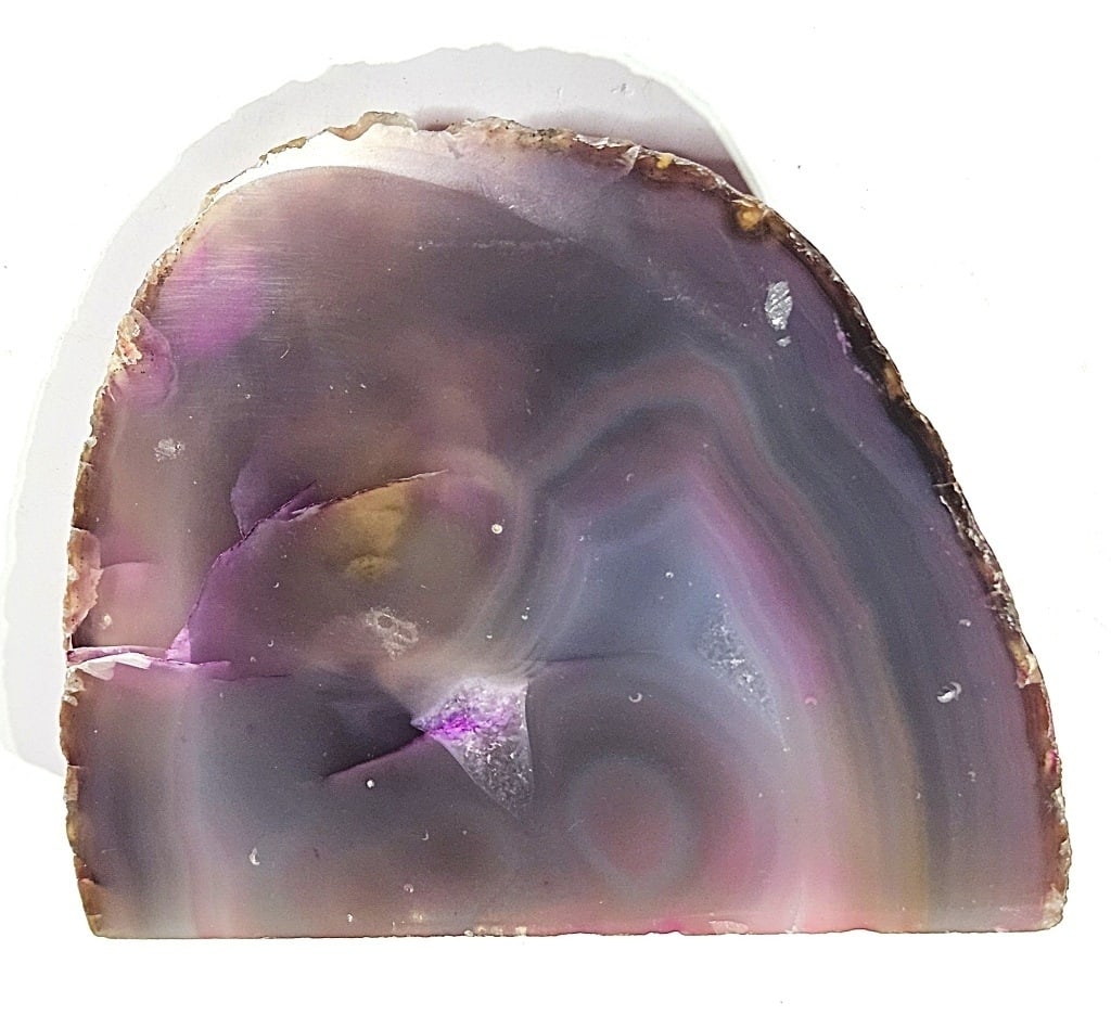 Pink Dyed Agate Stand Up Specimen (1 of 6)