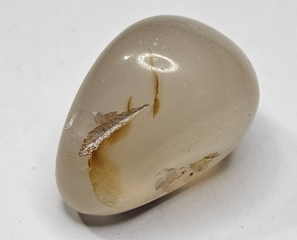 11 gram Tumbled Flower Agate Palm Stone (1 of 4)