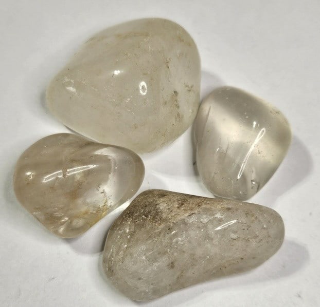 55.31 Natural Quartz Tumbled Stone Lot (1 of 4)