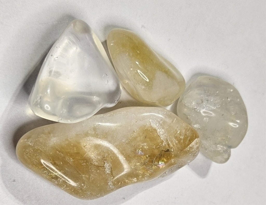 38.15 gram Natural Citrine Tumbled Stone Lot (1 of 4)