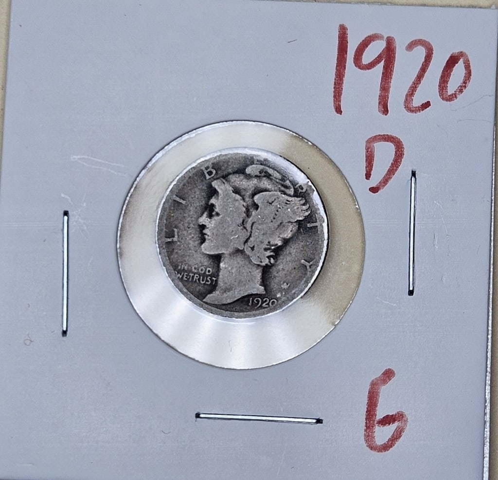 1920 D Mercury Dime (1 of 2)