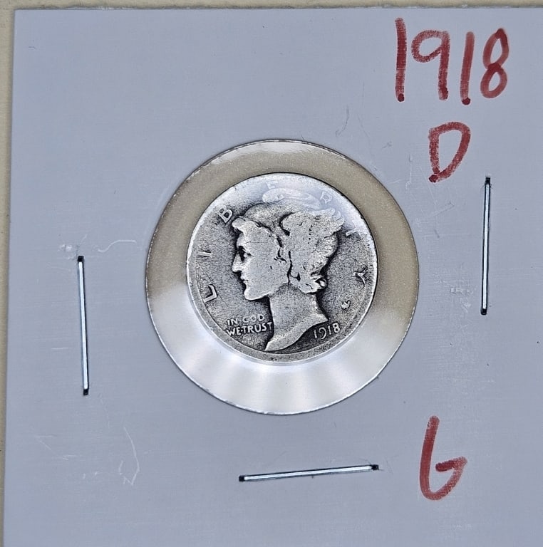 1918 D Mercury Dime (1 of 2)