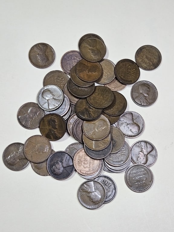 1920 P Roll of Lincoln Wheat Cents - (50pcs) (1 of 1)