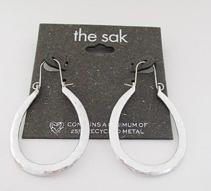 The SAK Silver Tone Earrings (1 of 1)
