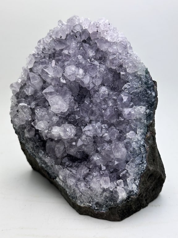 Amethyst Crystal Medium Tower: Item is the exact item in the image - Bidder is responsible for all value and grade determination- Please review all terms and conditions prior to placing any bids- All sales final-