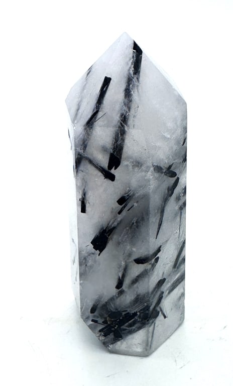 Rutilated Tourmaline in Quartz Tower Point (1 of 3)