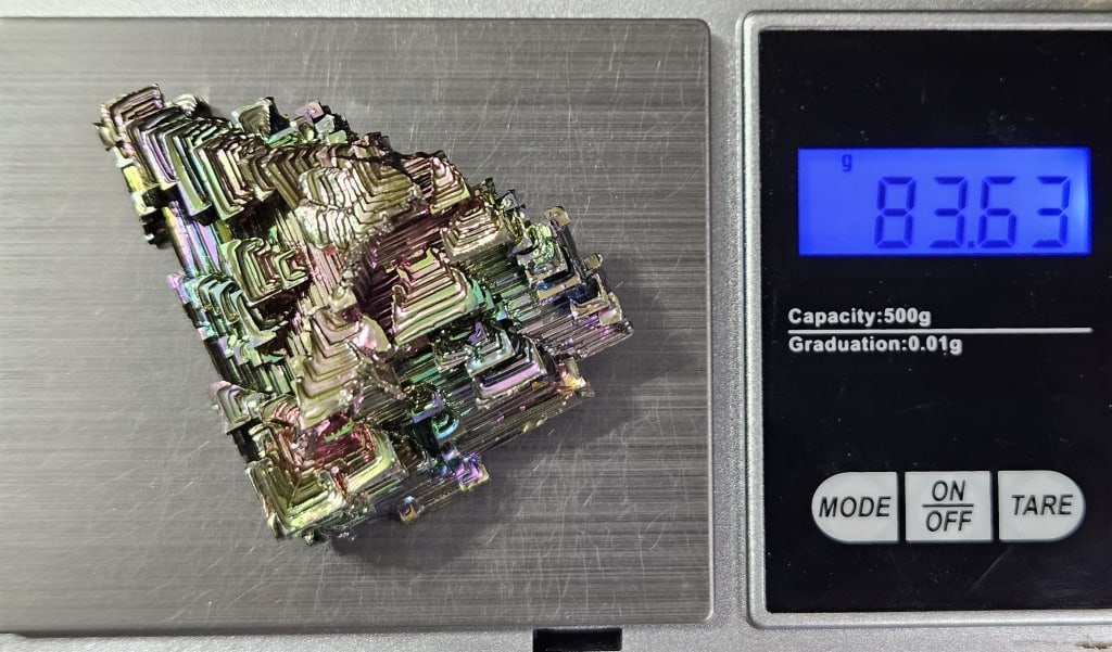 83 grams Bismuth Crystal Structure - 5