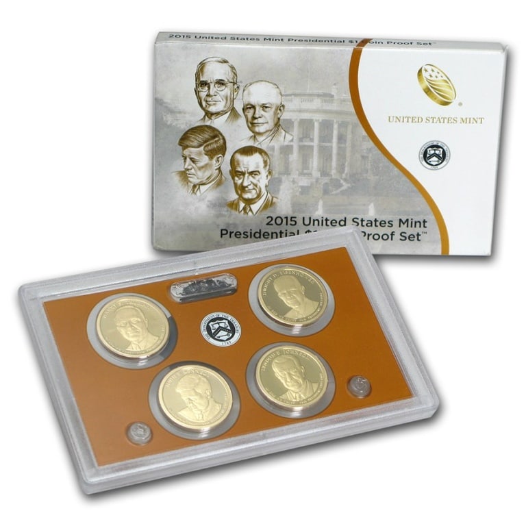 2015 US Mint Proof Presidential Dollar Set-VALUE: Item is as shown in the image - US Mint Packing item - Please review the entire terms and conditions prior to placing any bids -