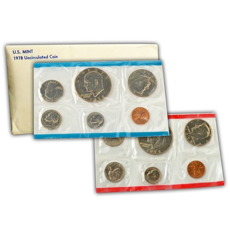 1978 US Mint Set - P & D Sets in OMP: Item is as shown in the image - Due to the fact that we have more than one of these items winning bidder may not receive the exact one in the image 