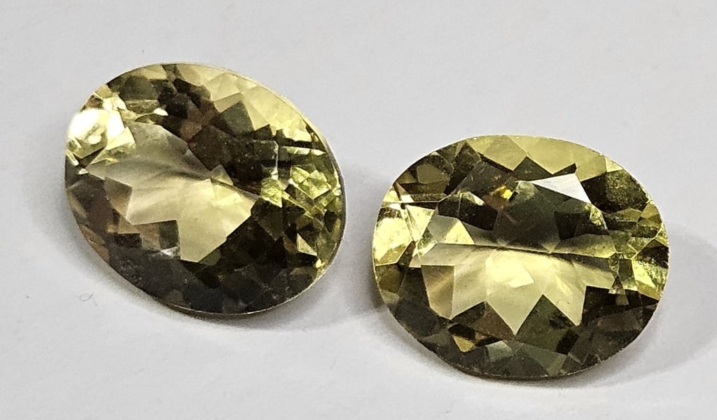 6.75 tcw. Natural Oval Pair Citrine Gemstones: Items are as described in the tile - Please use the image to verify the item - Please review the entire terms and conditions prior to placing any bids- All sales final -