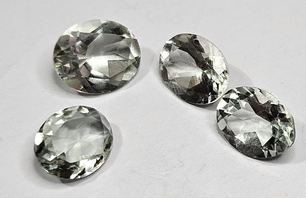 10 tcw. Natural Prasiolite Gemstone Parcel: Items are as described in the tile - Please use the image to verify the item - Please review the entire terms and conditions prior to placing any bids- All sales final -