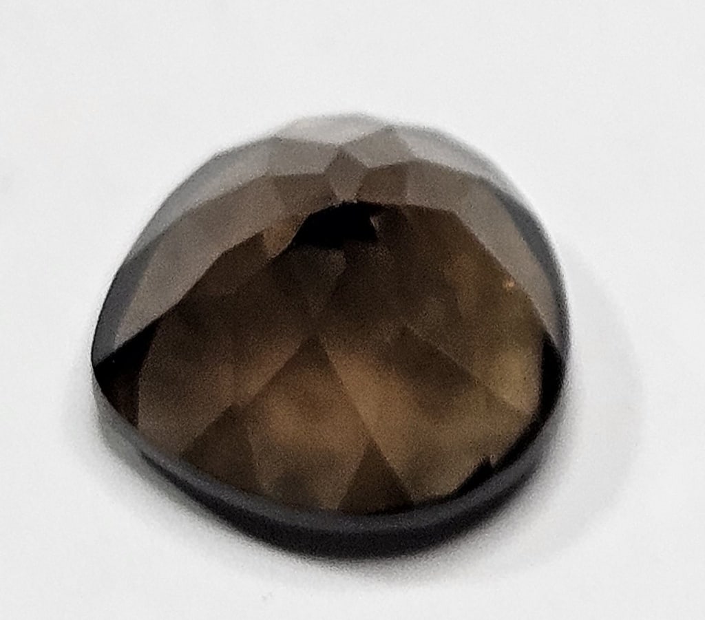 6.55 ct. Smokey Quartz Pear Shape Gemstone - 2