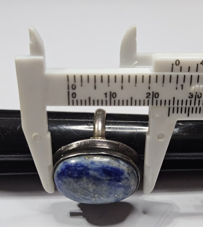 Sterling Silver Sodalite Cabachon Ring - 4
