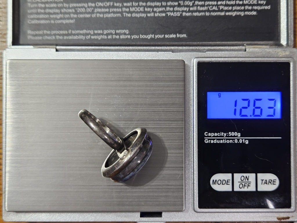 Sterling Silver Sodalite Cabachon Ring - 5