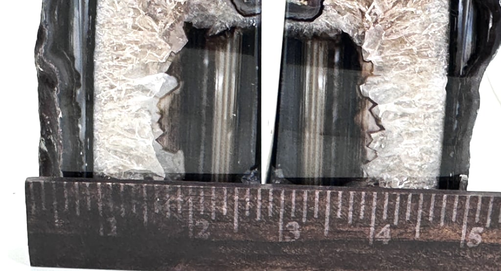 Exceptional Banded Agate Bookend Set - 2