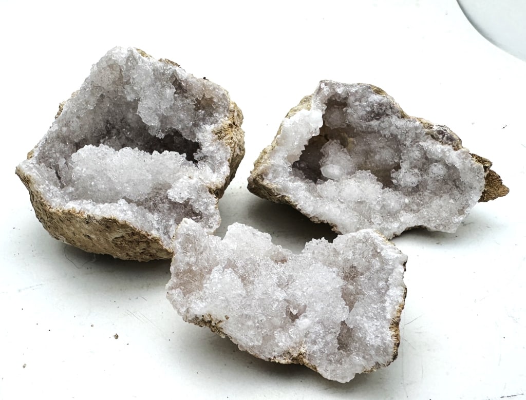 Group of Druzy Crystal Geodes (1 of 2)