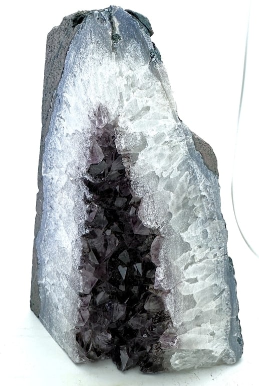 HIGH GRADE AMETHYST Medium Cathedral Tower ~: Item is the exact item in the image - Bidder is responsible for all value and grade determination - Please review all terms and conditions prior to placing any bids- All sales final - all bids due at