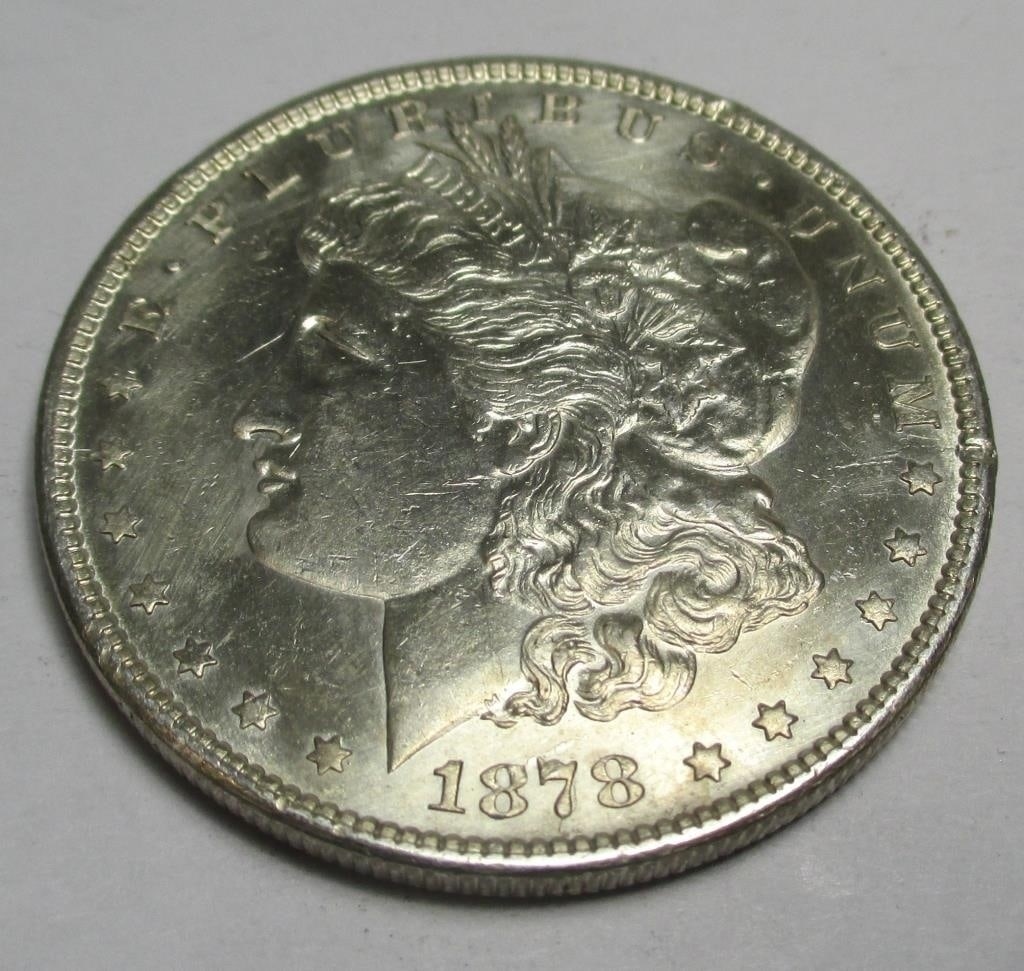 1879 s BU Grade Morgan Silver Dollar (1 of 2)