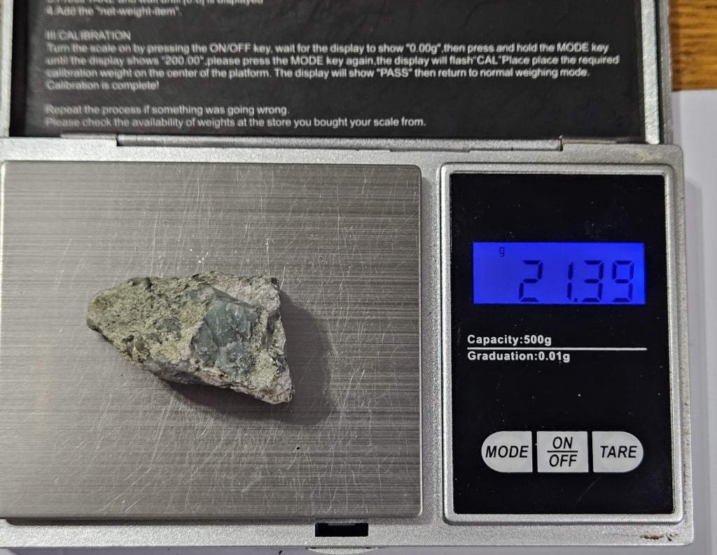 21.39 gram Natural Rough Emerald Specimen - 3