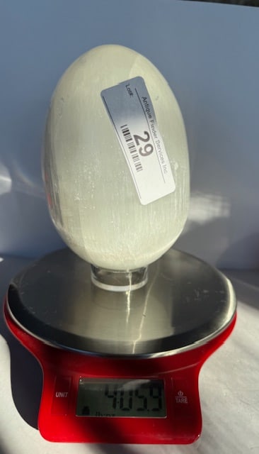 Stunning Selenite Egg Shape Specimen - 4