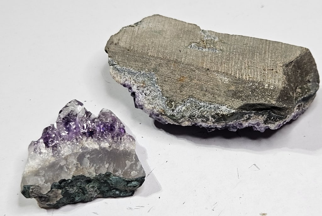 39.39 grams Natural Amethyst Clusters - 2