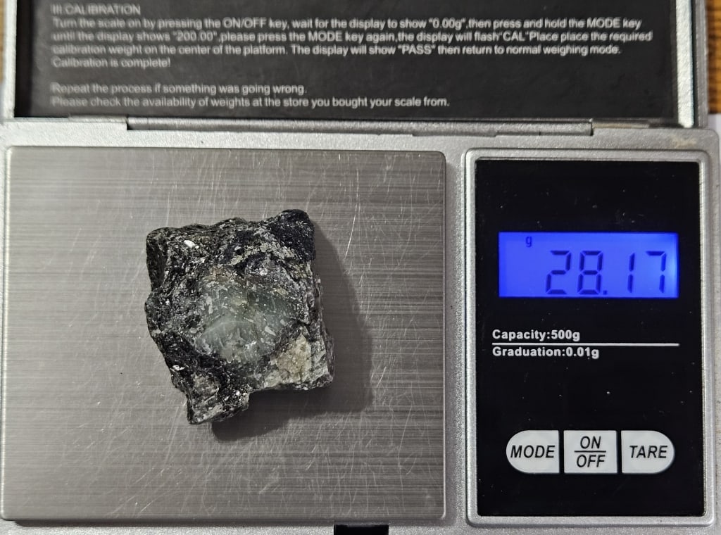 28.17 gram Natural Rough Emerald Specimen - 4