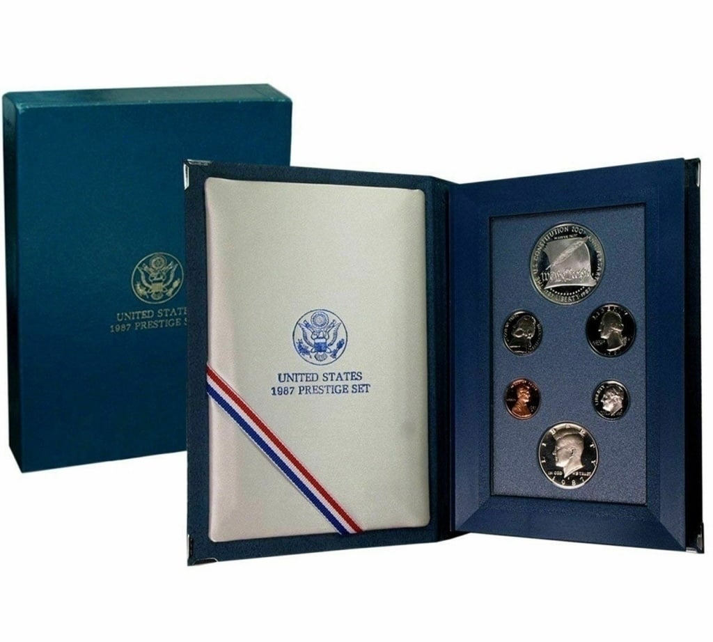1987 Constitution Prestige Proof Set: Item is as shown in the image - Bidder is responsible for all grade and value determination - Please review the entire terms and conditions prior to placing any bids. All terms apply to each transacti