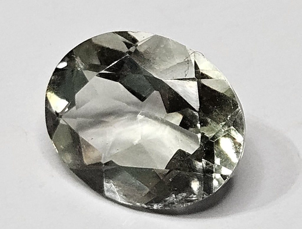 3.05 ct. Natural Prasiolite Gemstone: Items are as described in the tile - Please use the image to verify the item - Please review the entire terms and conditions prior to placing any bids- All sales final -