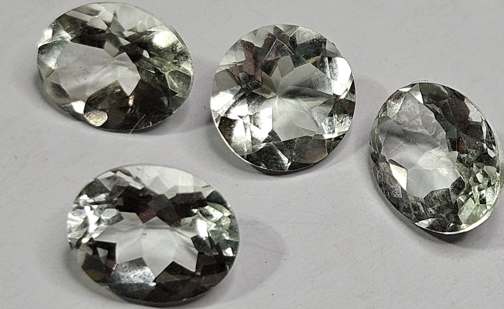 9.40 tcw. Natural Prasiolite Gem Parcel: Items are as described in the tile - Please use the image to verify the item - Please review the entire terms and conditions prior to placing any bids- All sales final -