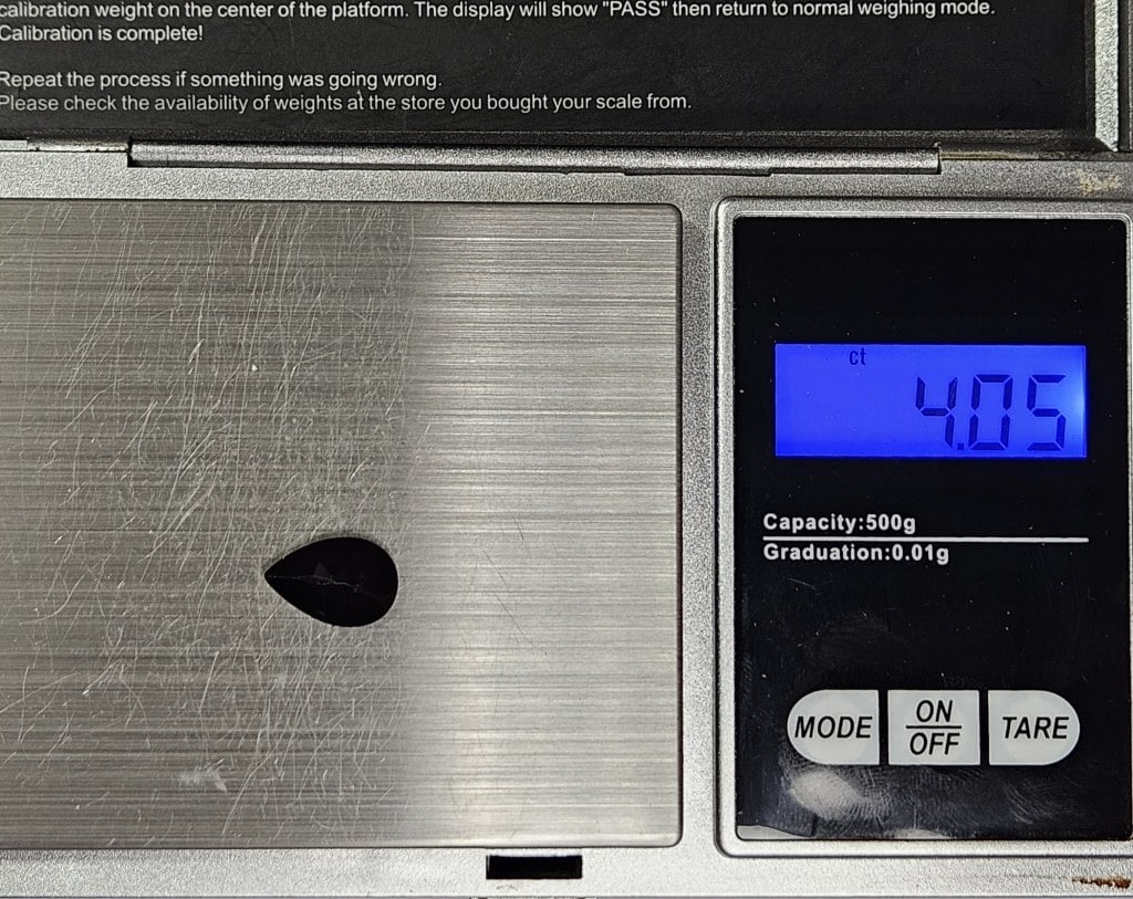 4.05 ct. Pear Shape Garnet Gemstone - 4