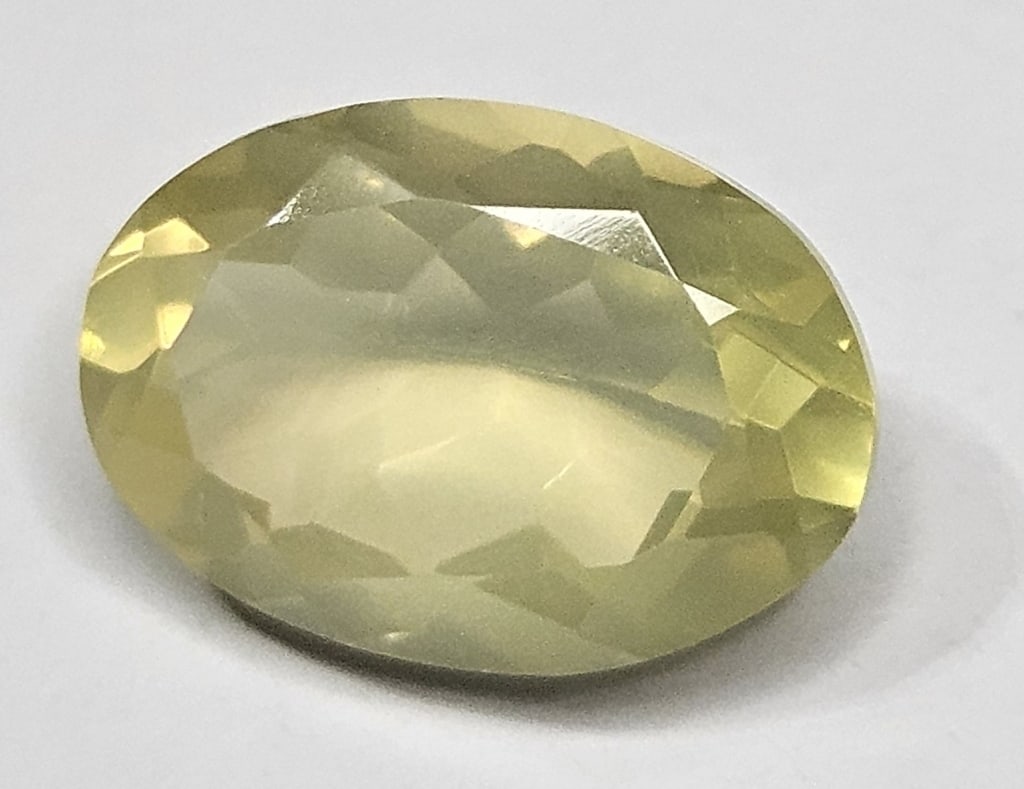 5.30 ct. Natural Lemon Quartz Gemstone: Item is the exact item in the image- Bidder is responsible for all value and grade determination- Please review all terms and conditions prior to placing any bids - All bids are an