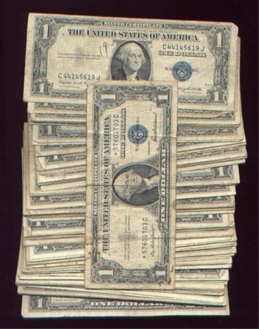 (100) Random Date $1 Silver Certificates (1 of 1)