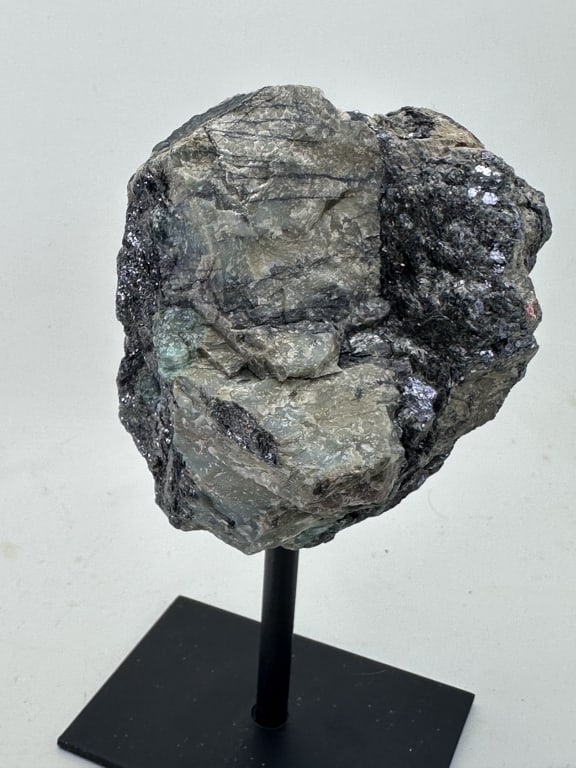 Natural Emerald Specimen on Stand - 2