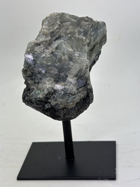 Natural Rough Emerald Specimen on Stand - 2