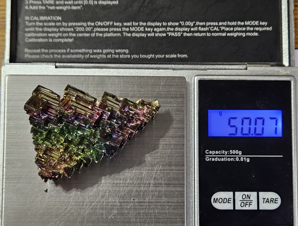 50.07 gram STUNNING Bismuth Structure - 4