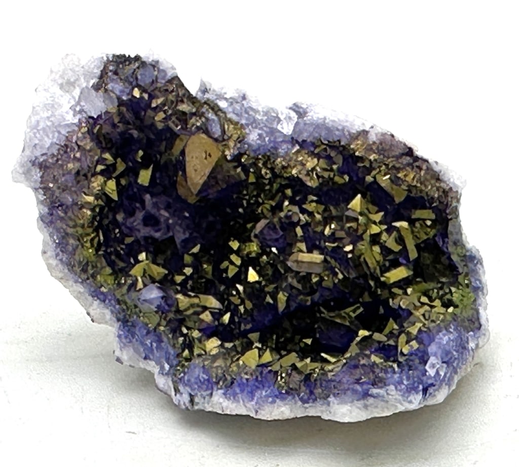 73.70 gram Aura Chalcedony Geode Cluster (1 of 3)