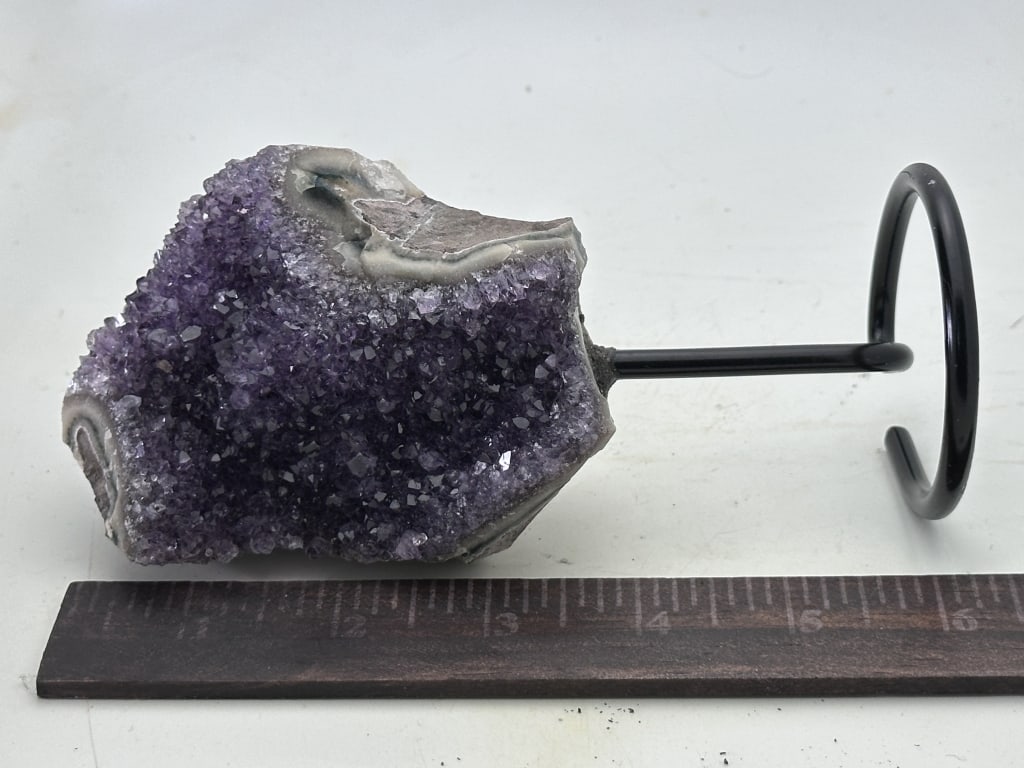 Stunning Amethyst Cluster on Stand - 3